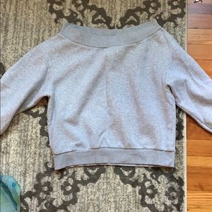 Completely off the shoulder sweater shirt!